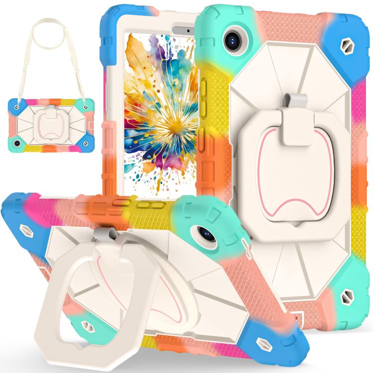 Contrast Color Robot Silicone Hybrid PC Tablet Case, For Lenovo Xiaoxin Pad Pro / Pro GT 13, For Lenovo Ideal Tab 11 / Xiaoxin Pad 2025, For Lenovo Tab K9 / Tab One TB-305FU