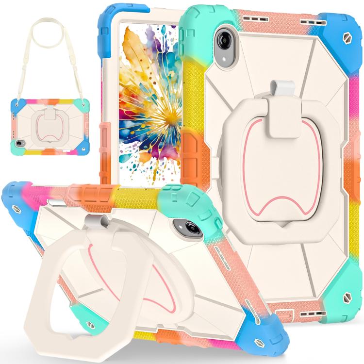 Contrast Color Robot Silicone Hybrid PC Tablet Case, For Lenovo Xiaoxin Pad Pro / Pro GT 13, For Lenovo Ideal Tab 11 / Xiaoxin Pad 2025, For Lenovo Tab K9 / Tab One TB-305FU