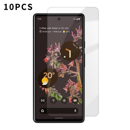 Kalebol 10pcs High-Aluminum Semi-Screen Anti-Fingerprint HD Tempered Glass Film, For Google Pixel 11a, For Google Pixel 11 Pro XL, For Google Pixel 11, For Google Pixel 11 Pro, For Google Pixel 10a, For Google Pixel 10 Pro XL, For Google Pixel 10 Pro  ...