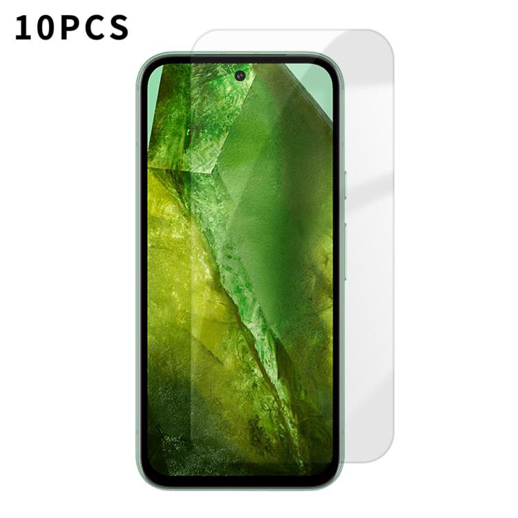 Kalebol 10pcs High-Aluminum Semi-Screen Anti-Fingerprint HD Tempered Glass Film, For Google Pixel 11a, For Google Pixel 11 Pro XL, For Google Pixel 11, For Google Pixel 11 Pro, For Google Pixel 10a, For Google Pixel 10 Pro XL, For Google Pixel 10 Pro  ...