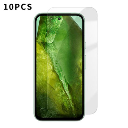 Kalebol 10pcs High-Aluminum Semi-Screen Anti-Fingerprint HD Tempered Glass Film, For Google Pixel 11a, For Google Pixel 11 Pro XL, For Google Pixel 11, For Google Pixel 11 Pro, For Google Pixel 10a, For Google Pixel 10 Pro XL, For Google Pixel 10 Pro  ...