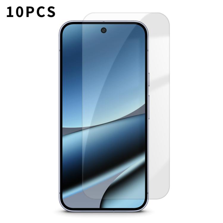 Kalebol 10pcs High-Aluminum Semi-Screen Anti-Fingerprint HD Tempered Glass Film, For Google Pixel 11a, For Google Pixel 11 Pro XL, For Google Pixel 11, For Google Pixel 11 Pro, For Google Pixel 10a, For Google Pixel 10 Pro XL, For Google Pixel 10 Pro  ...