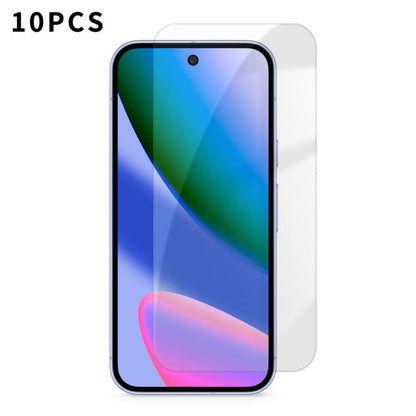 Kalebol 10pcs High-Aluminum Semi-Screen Anti-Fingerprint HD Tempered Glass Film, For Google Pixel 11a, For Google Pixel 11 Pro XL, For Google Pixel 11, For Google Pixel 11 Pro, For Google Pixel 10a, For Google Pixel 10 Pro XL, For Google Pixel 10 Pro  ...