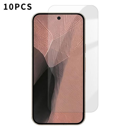 Kalebol 10pcs High-Aluminum Semi-Screen Anti-Fingerprint HD Tempered Glass Film, For Google Pixel 11a, For Google Pixel 11 Pro XL, For Google Pixel 11, For Google Pixel 11 Pro, For Google Pixel 10a, For Google Pixel 10 Pro XL, For Google Pixel 10 Pro  ...