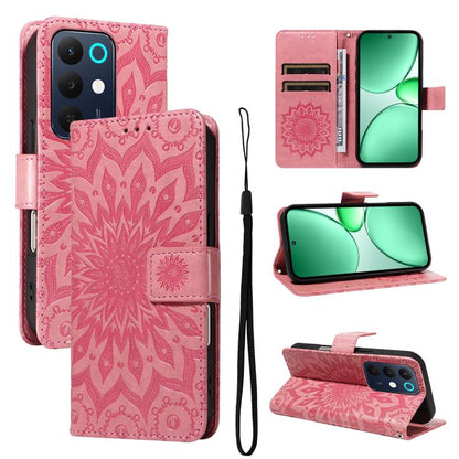 Embossed Sunflower Pattern Flip Leather Phone Case, For Realme 16T 5G, For Realme 16 Pro+ 5G Global, For Realme 16 Pro 5G Global, For Realme P4x 5G, For Realme C85 5G/15X 5G India, For Realme C85 Pro 4G, For Realme 15T 5G, For Realme C71 4G India      ...