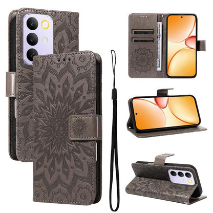 Embossed Sunflower Pattern Flip Leather Phone Case, For Realme 16T 5G, For Realme 16 Pro+ 5G Global, For Realme 16 Pro 5G Global, For Realme P4x 5G, For Realme C85 5G/15X 5G India, For Realme C85 Pro 4G, For Realme 15T 5G, For Realme C71 4G India      ...
