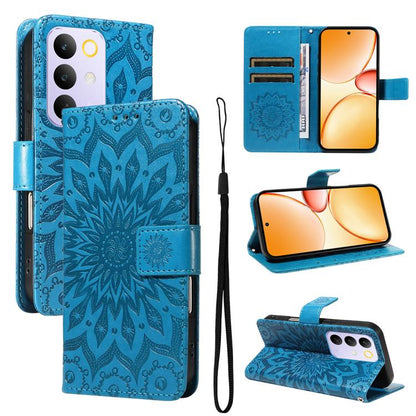 Embossed Sunflower Pattern Flip Leather Phone Case, For Realme 16T 5G, For Realme 16 Pro+ 5G Global, For Realme 16 Pro 5G Global, For Realme P4x 5G, For Realme C85 5G/15X 5G India, For Realme C85 Pro 4G, For Realme 15T 5G, For Realme C71 4G India      ...