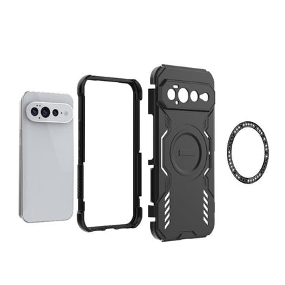 Butterfly Armor MagSafe Magnetic Ring Shockproof Phone Case, For Google Pixel 11 Pro XL 5G Global, For Google Pixel 11 5G Global, For Google Pixel 11 Pro 5G Global, For Google Pixel 10 / 10 Pro 5G Global
