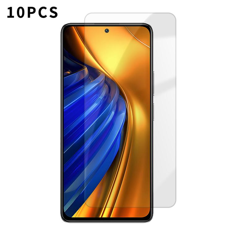 Kalebol 10pcs High-Aluminum Semi-Screen Anti-Fingerprint HD Tempered Glass Film, For Xiaomi Poco M8 Power 5G, For Xiaomi 17T Pro 5G, For Xiaomi Poco C81 Pro 4G, For Xiaomi 17T 5G, For Xiaomi 17 Ultra, For Xiaomi 17 Pro Max, For Xiaomi 17 Pro           ...