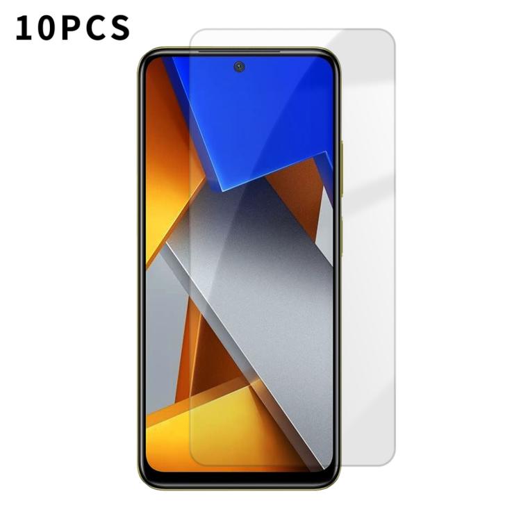 Kalebol 10pcs High-Aluminum Semi-Screen Anti-Fingerprint HD Tempered Glass Film, For Xiaomi Poco M8 Power 5G, For Xiaomi 17T Pro 5G, For Xiaomi Poco C81 Pro 4G, For Xiaomi 17T 5G, For Xiaomi 17 Ultra, For Xiaomi 17 Pro Max, For Xiaomi 17 Pro           ...