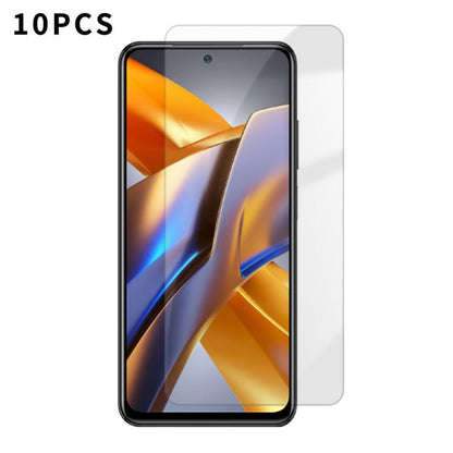 Kalebol 10pcs High-Aluminum Semi-Screen Anti-Fingerprint HD Tempered Glass Film, For Xiaomi Poco M8 Power 5G, For Xiaomi 17T Pro 5G, For Xiaomi Poco C81 Pro 4G, For Xiaomi 17T 5G, For Xiaomi 17 Ultra, For Xiaomi 17 Pro Max, For Xiaomi 17 Pro           ...