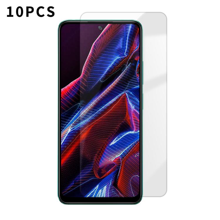 Kalebol 10pcs High-Aluminum Semi-Screen Anti-Fingerprint HD Tempered Glass Film, For Xiaomi Poco M8 Power 5G, For Xiaomi 17T Pro 5G, For Xiaomi Poco C81 Pro 4G, For Xiaomi 17T 5G, For Xiaomi 17 Ultra, For Xiaomi 17 Pro Max, For Xiaomi 17 Pro           ...
