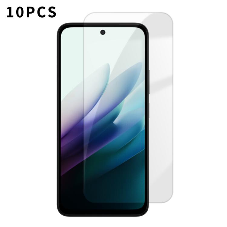 Kalebol 10pcs High-Aluminum Semi-Screen Anti-Fingerprint HD Tempered Glass Film, For Redmi Note 17 Pro Max Global 163.4mm, For Redmi Note 17 Pro Global 163.5mm, For Redmi Note 17 5G Global 169.7mm, For Redmi 17 5G Global 170mm                          ...