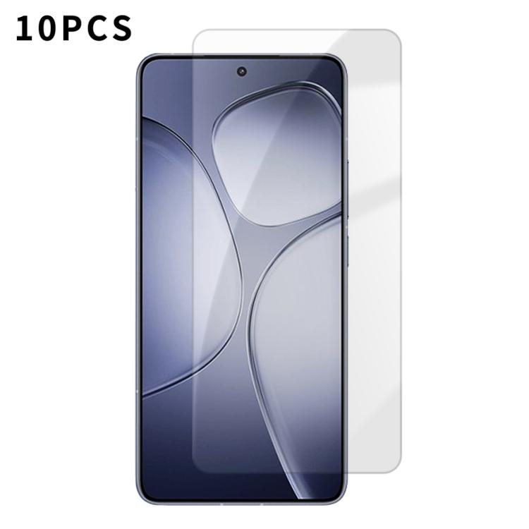 Kalebol 10pcs High-Aluminum Semi-Screen Anti-Fingerprint HD Tempered Glass Film, For Redmi Note 17 Pro Max Global 163.4mm, For Redmi Note 17 Pro Global 163.5mm, For Redmi Note 17 5G Global 169.7mm, For Redmi 17 5G Global 170mm                          ...