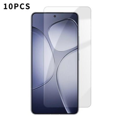 Kalebol 10pcs High-Aluminum Semi-Screen Anti-Fingerprint HD Tempered Glass Film, For Redmi Note 17 Pro Max Global 163.4mm, For Redmi Note 17 Pro Global 163.5mm, For Redmi Note 17 5G Global 169.7mm, For Redmi 17 5G Global 170mm                          ...