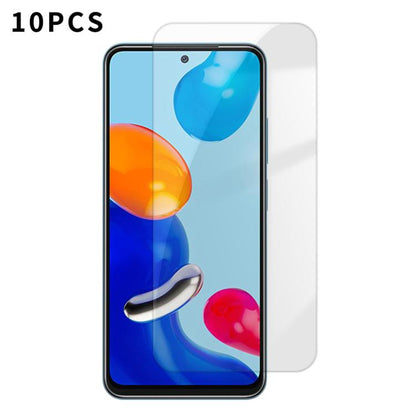 Kalebol 10pcs High-Aluminum Semi-Screen Anti-Fingerprint HD Tempered Glass Film, For Redmi Note 17 Pro Max Global 163.4mm, For Redmi Note 17 Pro Global 163.5mm, For Redmi Note 17 5G Global 169.7mm, For Redmi 17 5G Global 170mm                          ...