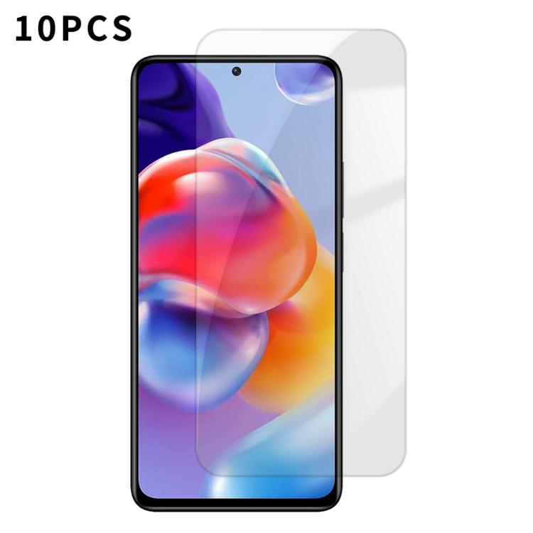 Kalebol 10pcs High-Aluminum Semi-Screen Anti-Fingerprint HD Tempered Glass Film, For Redmi Note 17 Pro Max Global 163.4mm, For Redmi Note 17 Pro Global 163.5mm, For Redmi Note 17 5G Global 169.7mm, For Redmi 17 5G Global 170mm                          ...