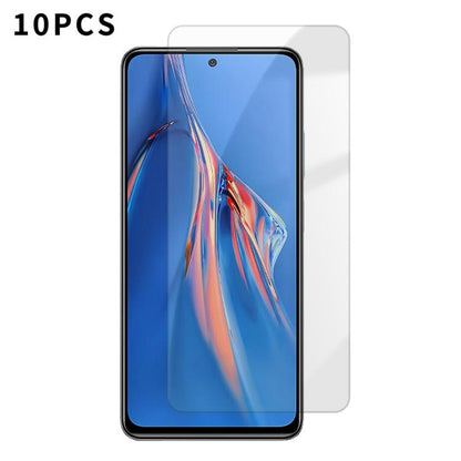 Kalebol 10pcs High-Aluminum Semi-Screen Anti-Fingerprint HD Tempered Glass Film, For Redmi Note 17 Pro Max Global 163.4mm, For Redmi Note 17 Pro Global 163.5mm, For Redmi Note 17 5G Global 169.7mm, For Redmi 17 5G Global 170mm                          ...