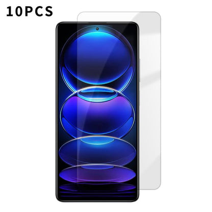 Kalebol 10pcs High-Aluminum Semi-Screen Anti-Fingerprint HD Tempered Glass Film, For Redmi Note 17 Pro Max Global 163.4mm, For Redmi Note 17 Pro Global 163.5mm, For Redmi Note 17 5G Global 169.7mm, For Redmi 17 5G Global 170mm                          ...