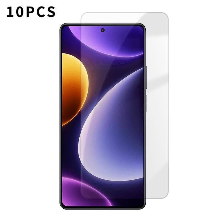 Kalebol 10pcs High-Aluminum Semi-Screen Anti-Fingerprint HD Tempered Glass Film, For Redmi Note 17 Pro Max Global 163.4mm, For Redmi Note 17 Pro Global 163.5mm, For Redmi Note 17 5G Global 169.7mm, For Redmi 17 5G Global 170mm                          ...
