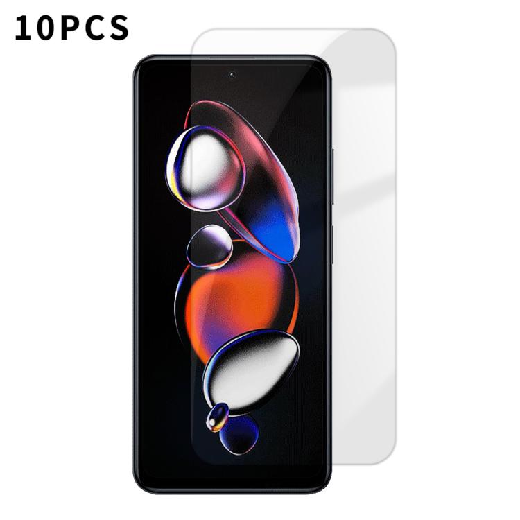 Kalebol 10pcs High-Aluminum Semi-Screen Anti-Fingerprint HD Tempered Glass Film, For Redmi Note 17 Pro Max Global 163.4mm, For Redmi Note 17 Pro Global 163.5mm, For Redmi Note 17 5G Global 169.7mm, For Redmi 17 5G Global 170mm                          ...