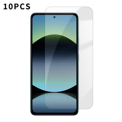 Kalebol 10pcs High-Aluminum Semi-Screen Anti-Fingerprint HD Tempered Glass Film, For Redmi Note 17 Pro Max Global 163.4mm, For Redmi Note 17 Pro Global 163.5mm, For Redmi Note 17 5G Global 169.7mm, For Redmi 17 5G Global 170mm                          ...