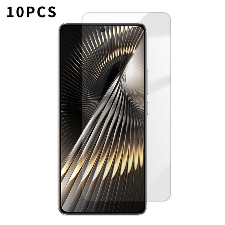Kalebol 10pcs High-Aluminum Semi-Screen Anti-Fingerprint HD Tempered Glass Film, For Redmi Note 17 Pro Max Global 163.4mm, For Redmi Note 17 Pro Global 163.5mm, For Redmi Note 17 5G Global 169.7mm, For Redmi 17 5G Global 170mm                          ...