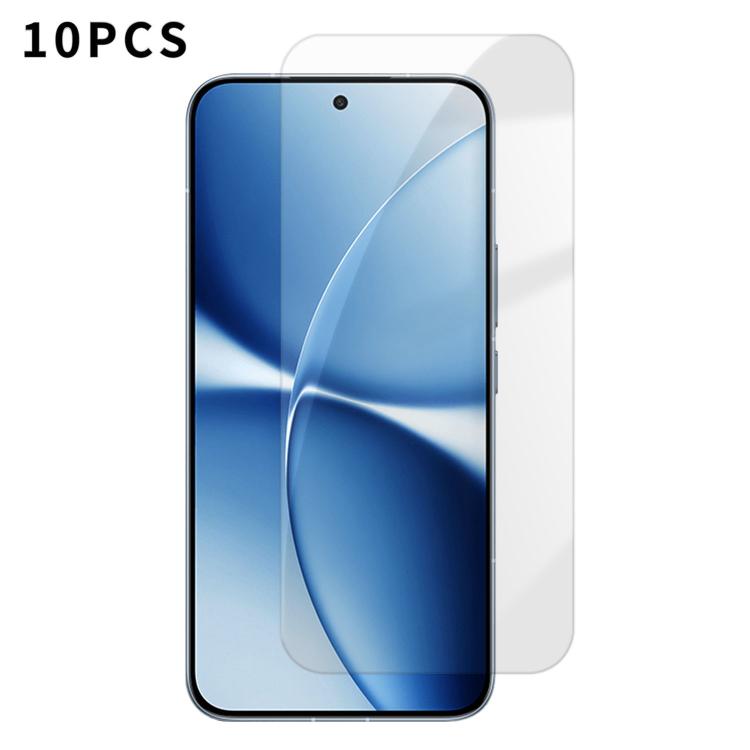 Kalebol 10pcs High-Aluminum Semi-Screen Anti-Fingerprint HD Tempered Glass Film, For Redmi Note 17 Pro Max Global 163.4mm, For Redmi Note 17 Pro Global 163.5mm, For Redmi Note 17 5G Global 169.7mm, For Redmi 17 5G Global 170mm                          ...