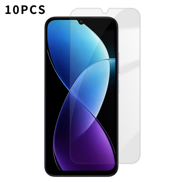 Kalebol 10pcs High-Aluminum Semi-Screen Anti-Fingerprint HD Tempered Glass Film, For Redmi Note 17 Pro Max Global 163.4mm, For Redmi Note 17 Pro Global 163.5mm, For Redmi Note 17 5G Global 169.7mm, For Redmi 17 5G Global 170mm                          ...