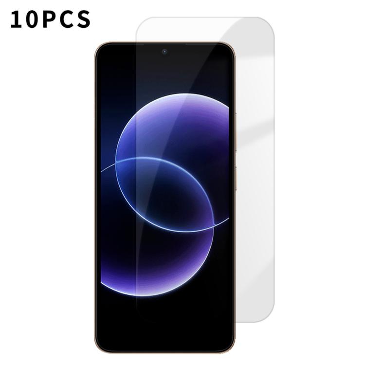 Kalebol 10pcs High-Aluminum Semi-Screen Anti-Fingerprint HD Tempered Glass Film, For Redmi Note 17 Pro Max Global 163.4mm, For Redmi Note 17 Pro Global 163.5mm, For Redmi Note 17 5G Global 169.7mm, For Redmi 17 5G Global 170mm                          ...