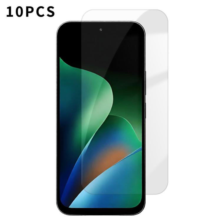 Kalebol 10pcs High-Aluminum Semi-Screen Anti-Fingerprint HD Tempered Glass Film, For Redmi Note 17 Pro Max Global 163.4mm, For Redmi Note 17 Pro Global 163.5mm, For Redmi Note 17 5G Global 169.7mm, For Redmi 17 5G Global 170mm                          ...