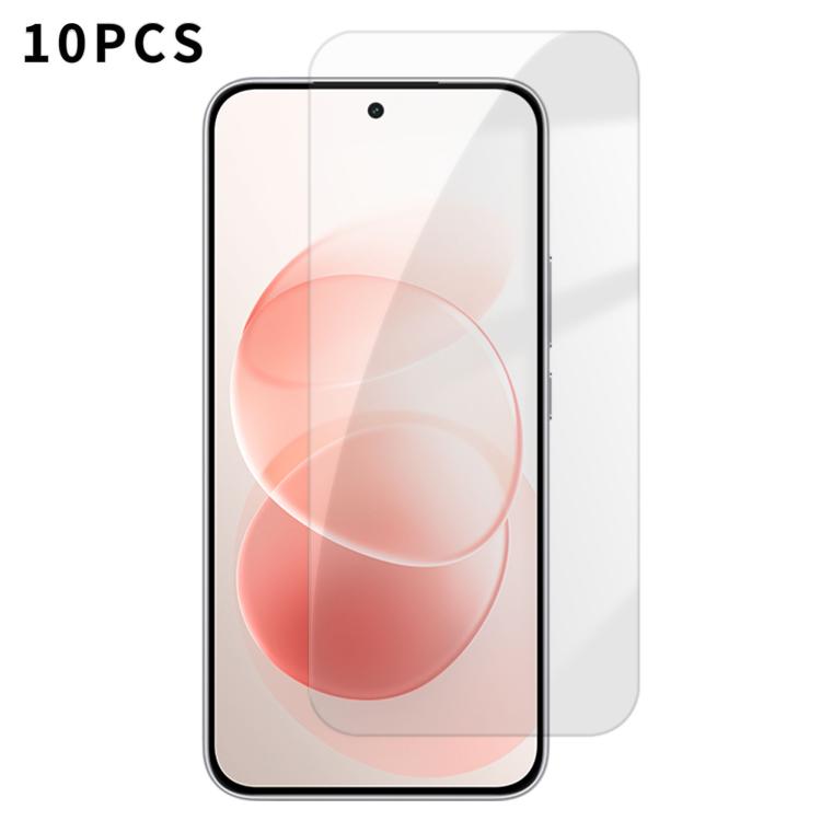Kalebol 10pcs High-Aluminum Semi-Screen Anti-Fingerprint HD Tempered Glass Film, For Redmi Note 17 Pro Max Global 163.4mm, For Redmi Note 17 Pro Global 163.5mm, For Redmi Note 17 5G Global 169.7mm, For Redmi 17 5G Global 170mm                          ...