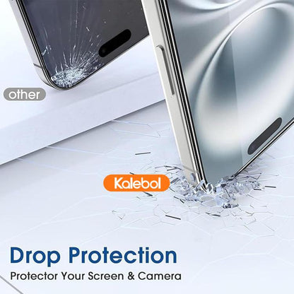 Kalebol 10pcs High-Aluminum Semi-Screen Anti-Fingerprint HD Tempered Glass Film, For Redmi Note 17 Pro Max Global 163.4mm, For Redmi Note 17 Pro Global 163.5mm, For Redmi Note 17 5G Global 169.7mm, For Redmi 17 5G Global 170mm                          ...
