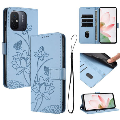 Lotus Embossed Leather Phone Case with Lanyard, For Redmi K70 / K70 Pro / Poco F6 Pro 5G, For Redmi 13C 4G / 5G / 13R / Poco M6 5G, For Redmi Note 13 4G Global, For Redmi K70E / Poco  X6 Pro, For Redmi Note 13 Pro 5G Global / Poco X6                   ...