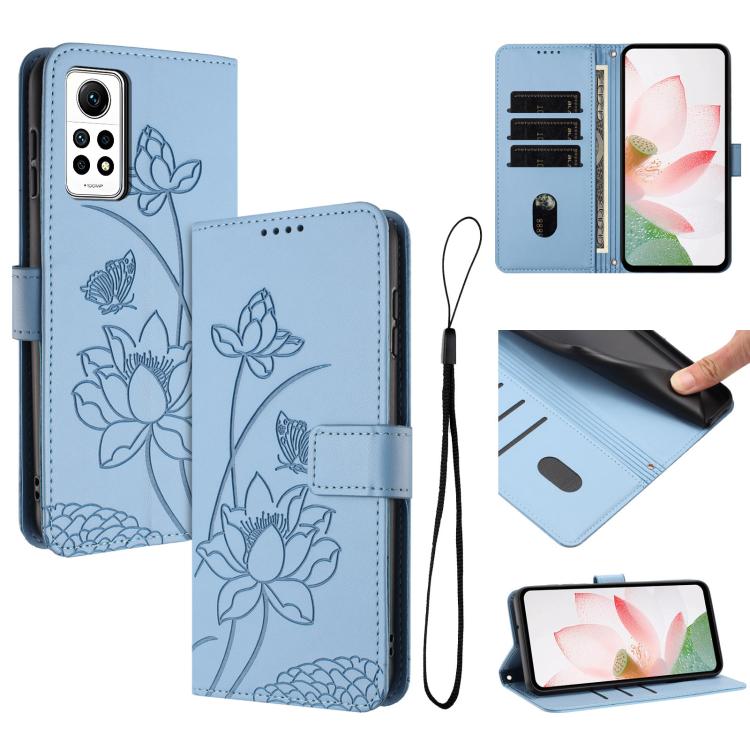 Lotus Embossed Leather Phone Case with Lanyard, For Redmi K70 / K70 Pro / Poco F6 Pro 5G, For Redmi 13C 4G / 5G / 13R / Poco M6 5G, For Redmi Note 13 4G Global, For Redmi K70E / Poco  X6 Pro, For Redmi Note 13 Pro 5G Global / Poco X6                   ...