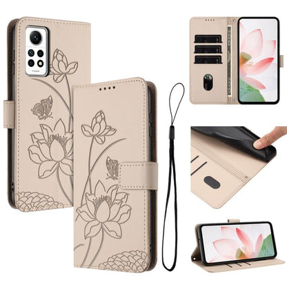 Lotus Embossed Leather Phone Case with Lanyard, For Redmi K70 / K70 Pro / Poco F6 Pro 5G, For Redmi 13C 4G / 5G / 13R / Poco M6 5G, For Redmi Note 13 4G Global, For Redmi K70E / Poco  X6 Pro, For Redmi Note 13 Pro 5G Global / Poco X6                   ...