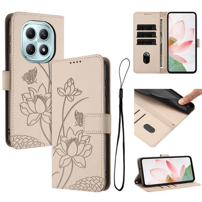 Lotus Embossed Leather Phone Case with Lanyard, For Redmi Note 17 4G Global 169.7mm, For Redmi Note 17 Pro+ 5G Global 163.4mm, For Redmi Note 17 Pro 5G Global 163.5mm, For Redmi 17 5G / 4G Global 170mm, For Redmi 15a 5G, For Redmi A7 Pro 4G 171mm      ...