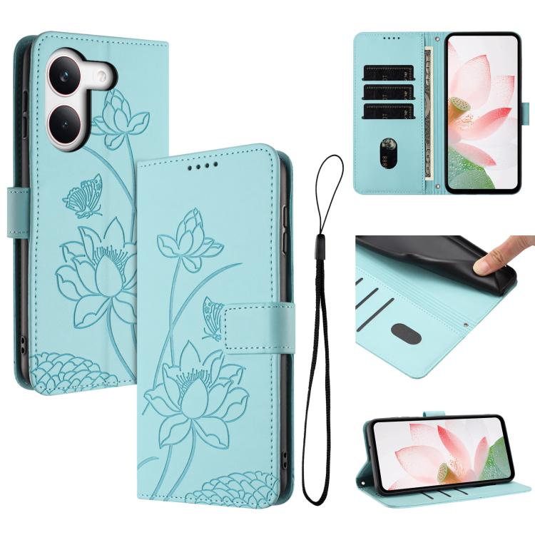 Lotus Embossed Leather Phone Case with Lanyard, For Redmi Note 17 4G Global 169.7mm, For Redmi Note 17 Pro+ 5G Global 163.4mm, For Redmi Note 17 Pro 5G Global 163.5mm, For Redmi 17 5G / 4G Global 170mm, For Redmi 15a 5G, For Redmi A7 Pro 4G 171mm      ...