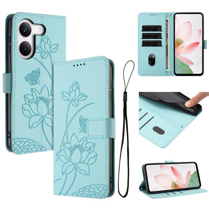 Lotus Embossed Leather Phone Case with Lanyard, For Redmi Note 17 4G Global 169.7mm, For Redmi Note 17 Pro+ 5G Global 163.4mm, For Redmi Note 17 Pro 5G Global 163.5mm, For Redmi 17 5G / 4G Global 170mm, For Redmi 15a 5G, For Redmi A7 Pro 4G 171mm      ...