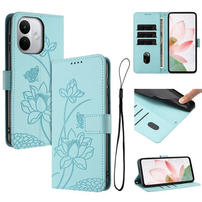 Lotus Embossed Leather Phone Case with Lanyard, For Redmi Note 17 4G Global 169.7mm, For Redmi Note 17 Pro+ 5G Global 163.4mm, For Redmi Note 17 Pro 5G Global 163.5mm, For Redmi 17 5G / 4G Global 170mm, For Redmi 15a 5G, For Redmi A7 Pro 4G 171mm      ...