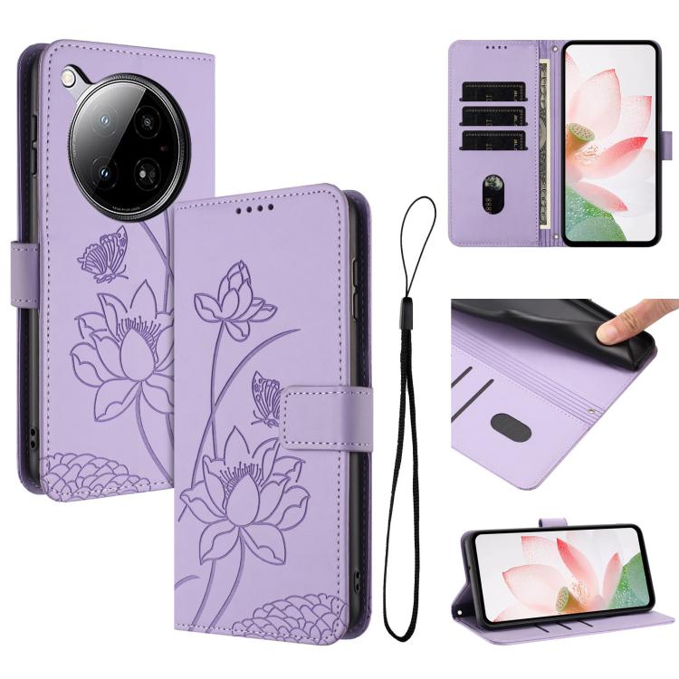 Lotus Embossed Leather Phone Case with Lanyard, For Infinix Hot 50i / Smart 9 4G, For Infinix Hot 50 Pro 4G, For Infinix Hot 50 Pro+ 4G, For Infinix Hot 50 4G, For Infinix Hot 50 5G, For Infinix Zero 40 4G / 5G, For Infinix Note 40X 5G                 ...