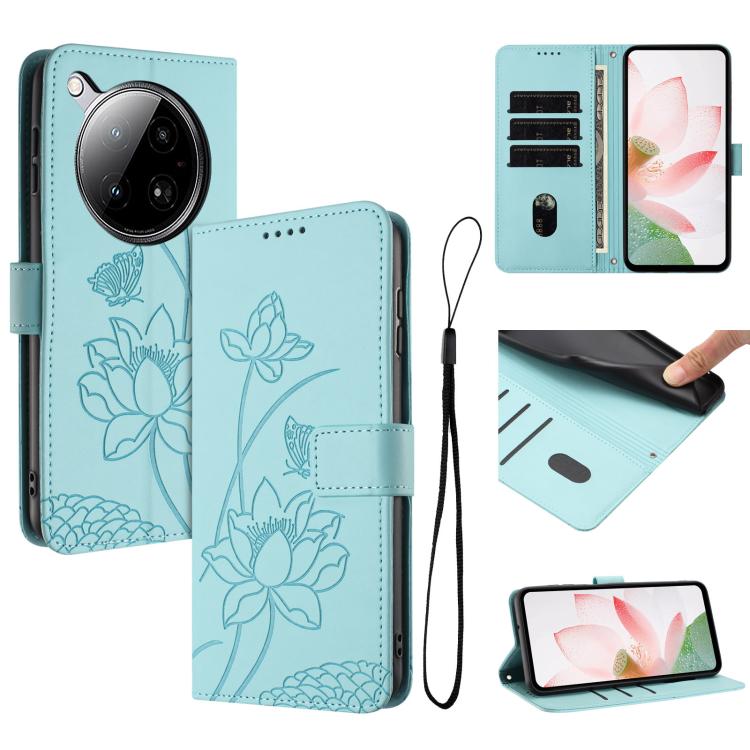 Lotus Embossed Leather Phone Case with Lanyard, For Infinix Hot 50i / Smart 9 4G, For Infinix Hot 50 Pro 4G, For Infinix Hot 50 Pro+ 4G, For Infinix Hot 50 4G, For Infinix Hot 50 5G, For Infinix Zero 40 4G / 5G, For Infinix Note 40X 5G                 ...