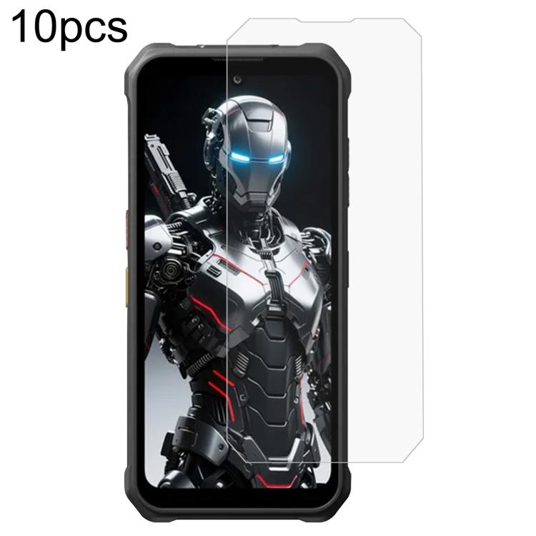 10 PCS/Pack 0.3mm High Aluminum Tempered Glass Film, For Fossibot F106 Plus, For Fossibot F123, For Fossibot F110 Pro, For Fossibot F114