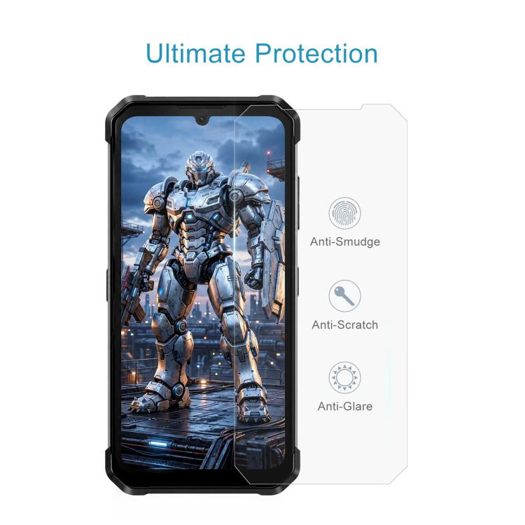10 PCS/Pack 0.3mm High Aluminum Tempered Glass Film, For Fossibot F106 Plus, For Fossibot F123, For Fossibot F110 Pro, For Fossibot F114