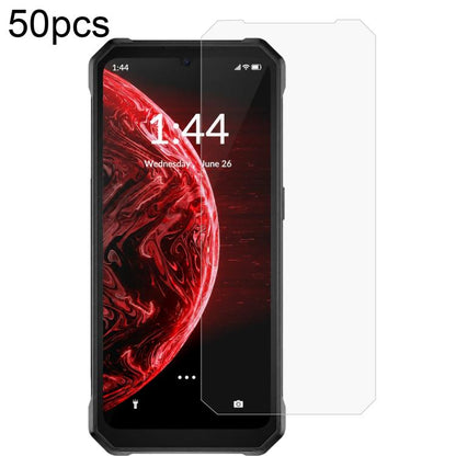 50 PCS/Pack 0.3mm High Aluminum Tempered Glass Film, For Fossibot F106 Plus, For Fossibot F123, For Fossibot F110 Pro, For Fossibot F114