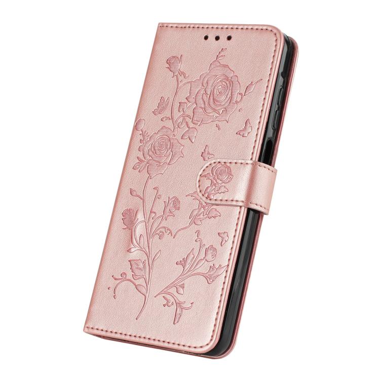Rose Flower Embossing Pattern Leather Phone Case, For Redmi K90 Pro Max/Poco F8 Ultra, For Redmi K90/Poco F8 Pro, For Redmi 15C 5G/4G EU 173mm/Poco C85 5G, For Redmi 15 5G / 4G EU 171mm, For Redmi 15C 5G/4G Global 171mm/Poco C85 4G, For Redmi 15T Pro 5...