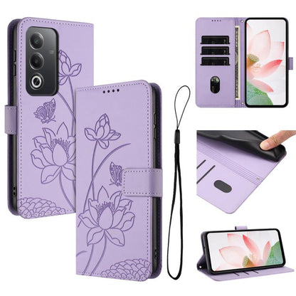 Lotus Embossed Leather Phone Case with Lanyard, For OPPO Reno16 F / Reno16 FS 5G, For OPPO Reno16 / Reno16 Pro 5G Global, For OPPO Reno15 F 5G Global, For OPPO Reno15 Pro Max 5G Global, For OPPO A6x 5G / A6 5G, For OPPO Reno15 Pro 5G Global            ...