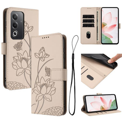 Lotus Embossed Leather Phone Case with Lanyard, For OPPO Reno16 F / Reno16 FS 5G, For OPPO Reno16 / Reno16 Pro 5G Global, For OPPO Reno15 F 5G Global, For OPPO Reno15 Pro Max 5G Global, For OPPO A6x 5G / A6 5G, For OPPO Reno15 Pro 5G Global            ...