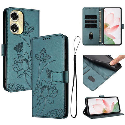 Lotus Embossed Leather Phone Case with Lanyard, For OPPO Reno16 F / Reno16 FS 5G, For OPPO Reno16 / Reno16 Pro 5G Global, For OPPO Reno15 F 5G Global, For OPPO Reno15 Pro Max 5G Global, For OPPO A6x 5G / A6 5G, For OPPO Reno15 Pro 5G Global            ...