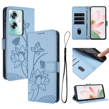 Lotus Embossed Leather Phone Case with Lanyard, For OPPO Reno16 F / Reno16 FS 5G, For OPPO Reno16 / Reno16 Pro 5G Global, For OPPO Reno15 F 5G Global, For OPPO Reno15 Pro Max 5G Global, For OPPO A6x 5G / A6 5G, For OPPO Reno15 Pro 5G Global            ...